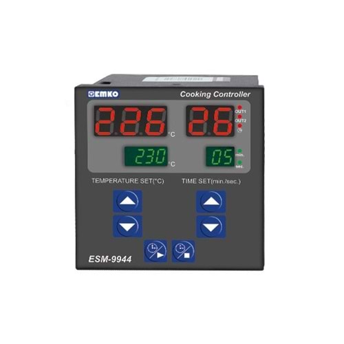 Emko ESM-9944.50501/0100/1000 ,96x96mm 220vac Kontak-3A TC-J Fırın Kontrol