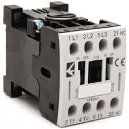 Emas HN0901NUE ,4kw/9A Kontak 3A+1K 220vac Kontaktör