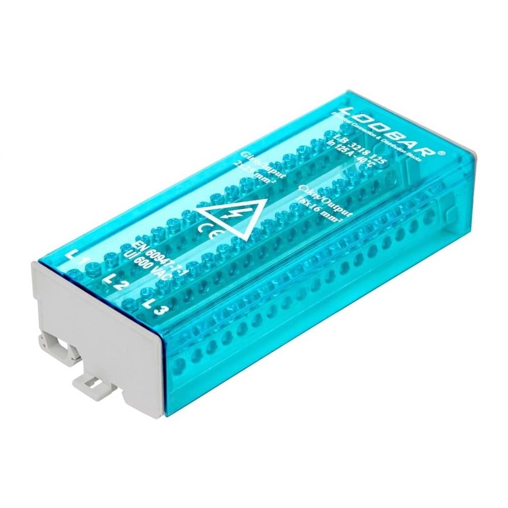 Loobar LB.3218.125 ,3-Kutup/18-Kanal 125a Dağıtım Bara