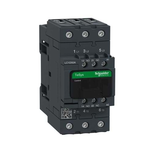 Schneider LC1D50AM7 ,22kw/50a Kontak-3A+1A1K 220vac Kontaktör