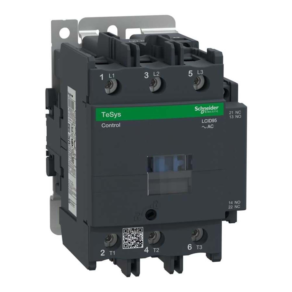 Schneider LC1D95M7 ,45kw/95a Kontak-3A+1A1K 220vac Kontaktör