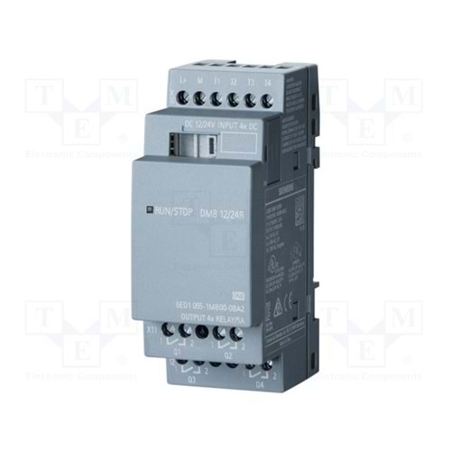 Siemens LOGO-DM8-12/24R ,24vdc 4D/4R Plc Ek Dijital Modül