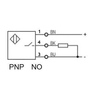 Lanbao LR08TBF15DPO-E2 ,M8/1.5mm PNP-NO M12-4 Pin Endüktif Sensör