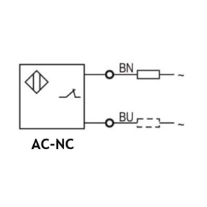 Lanbao LR12TCF02ATC ,M12/2mm AC-NC 2-Kablo Endüktif Sensör