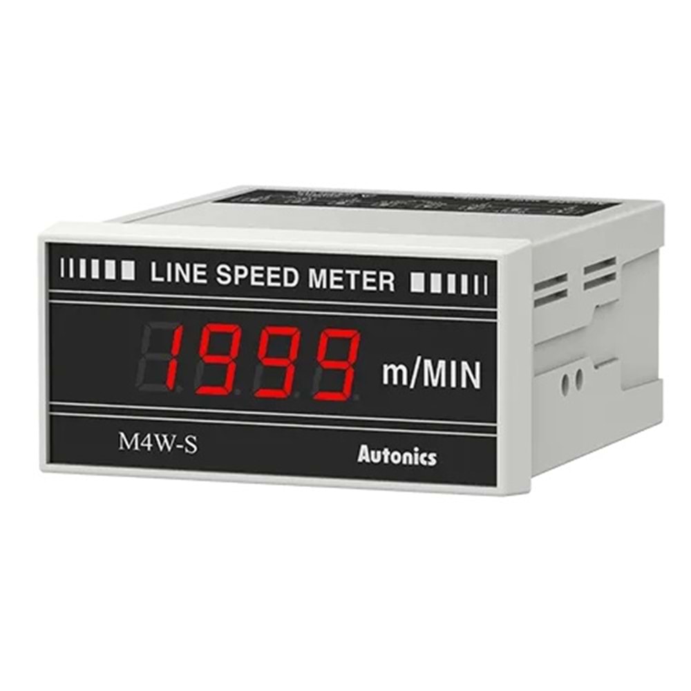 Autonics M4W-S-1 ,96x48,110v..220vac 0..10v Takometre