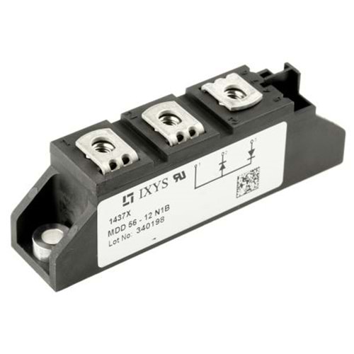 IXYS MDD56-12N (1200V/71A,DİYOT MODÜL)
