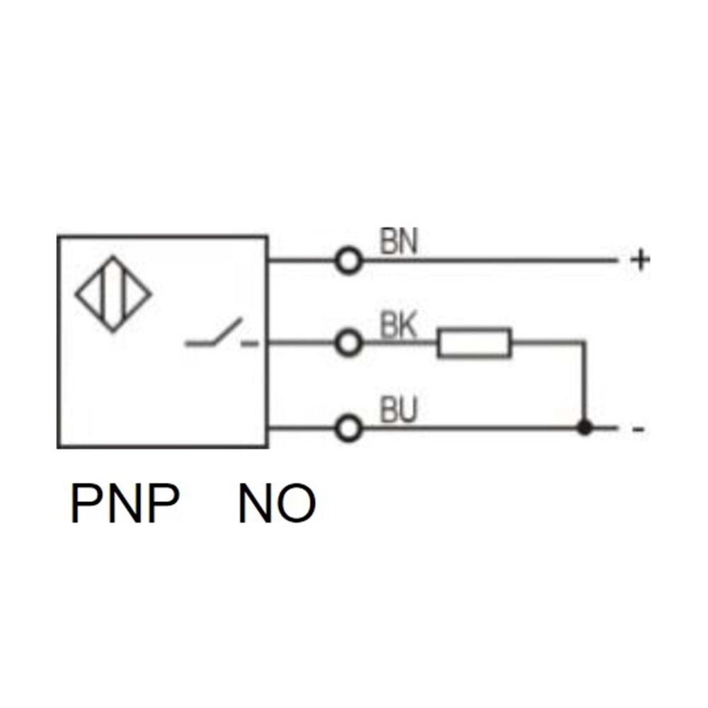 Sick MZT7-03VPS-KW0 (1070838) ,Kübik/10mm PNP-NO 3-Kablo Piston Sensör