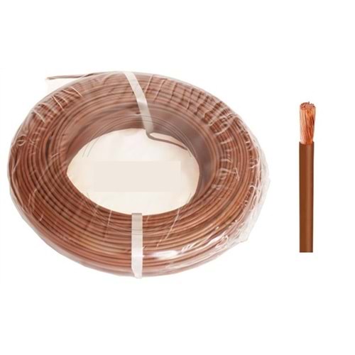 Seval H50V-K 0.75-KH ,Kesit 0.75mm² 1-Damar/Çok Telli Kahve NYAF Kablo