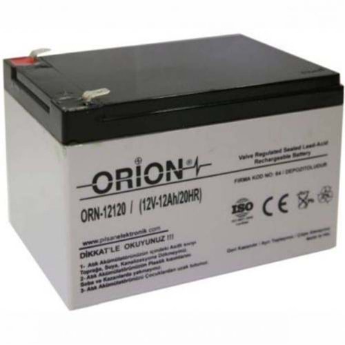 Orion ORN-12120 ,12v/12ah Kuru Akü
