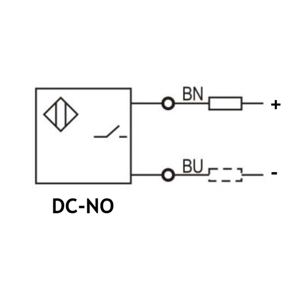 Autonics PRDLT12-4DO ,M12/4mm DC-NO 2-Kablo Endüktif Sensör