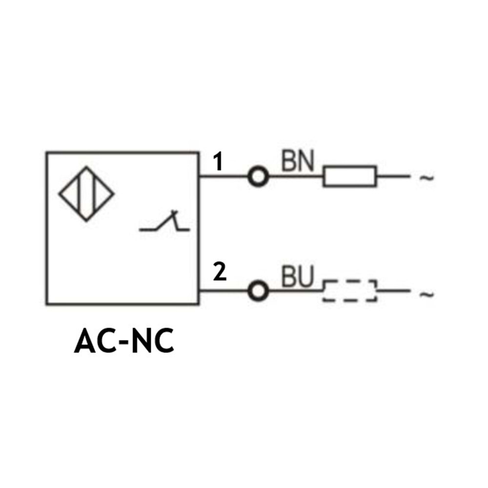 Autonics PRL30-10AC ,M30/10mm AC-NC 2-Kablo Endüktif Sensör
