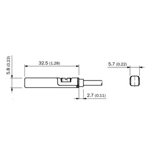 Sick RZT7-03ZWS-KWB ,Kübik/10mm AC/DC-NO 2-Kablo Piston Sensör