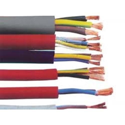 Tümka TTR-4x1 ,Kesit 1mm² 4-Damar/Çok Telli TTR Kablo