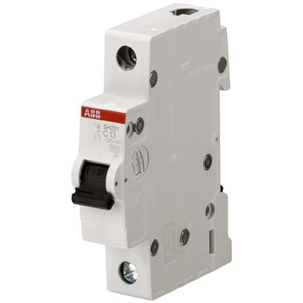 ABB SH201-C25 (C-25A/6kA,1-KUTUP,RAY SİGORTA)