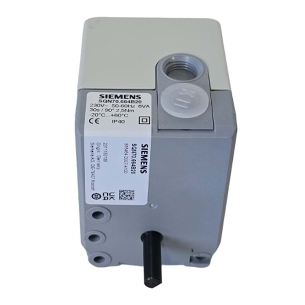 Siemens SQN70.664B20 ,220vac 2.5nM Servo Motor