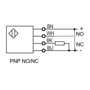 Lanbao PSMT-BC40DPB-E2 ,M18/40cm PNP-NO/NC M12-4 Pin Cisim Fotosel