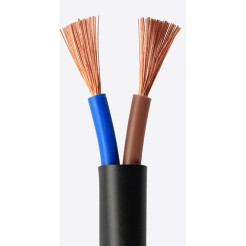 Koç TTR-2x1.5mm ,Kesit 1.5mm² 2-Damar/Çok Telli TTR Kablo