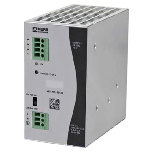 MURR ME-00085135 (220Vac/24Vdc,240W/10A,RAY,GÜÇ KAYNAĞI)