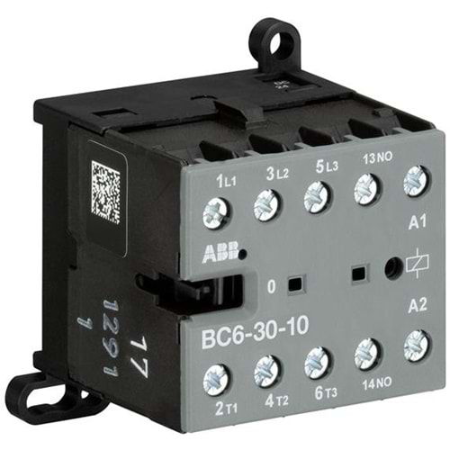 Abb BC6-30-01-01 ,4kw/9a Kontak 3A+1K 24vdc Mini Kontaktör
