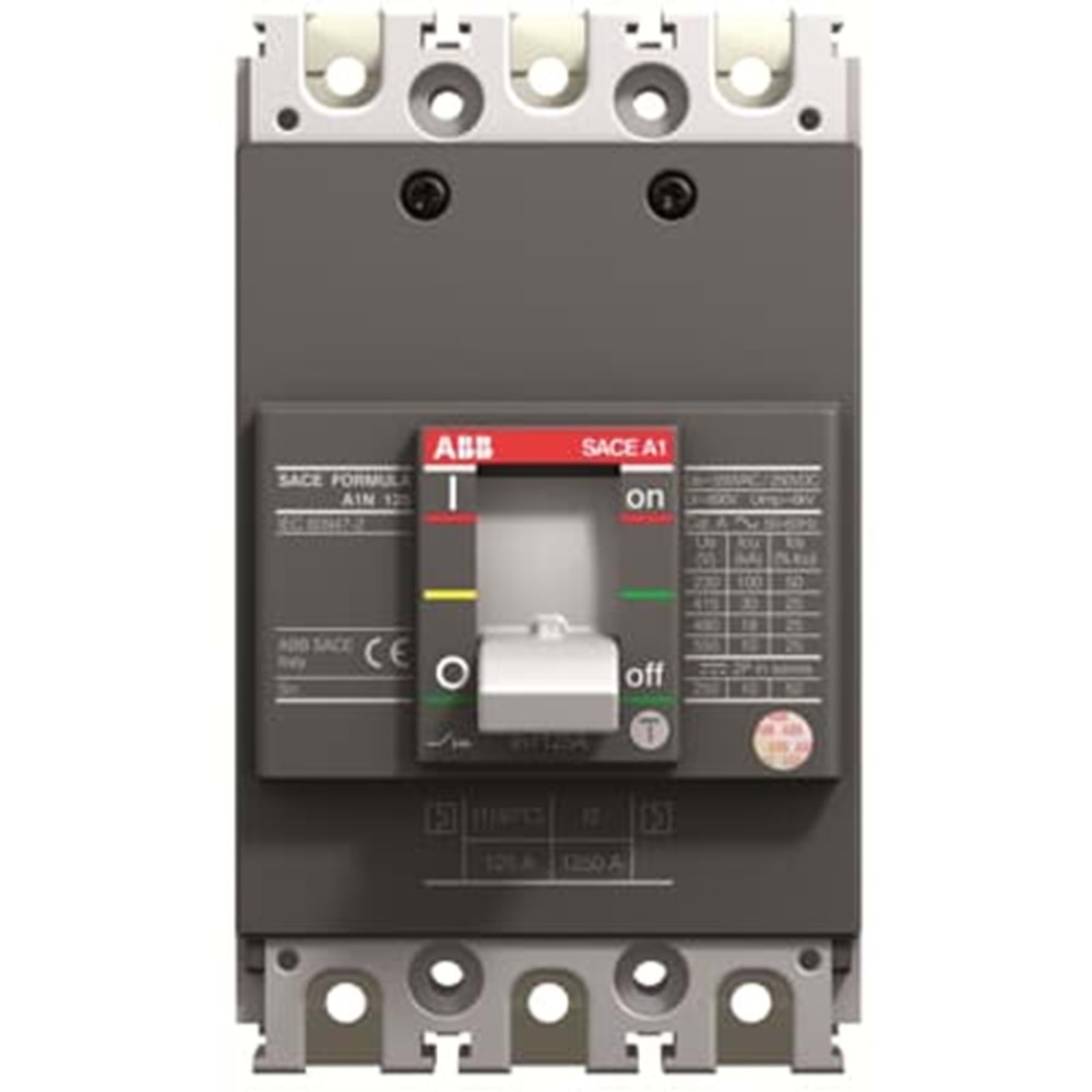 Abb A1N125-60A ,3-Faz/60a/36kA Kompakt Şalter