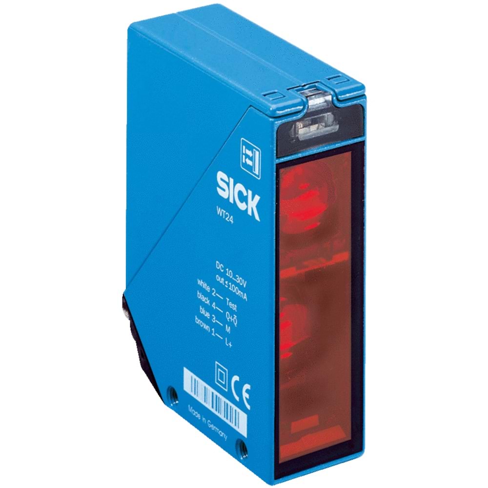 SICK WT24-2B410 (1016933),(KÜBİK-250cm,PNP/NPN-NOC,M12-4P,CİSİM FOTOSEL)