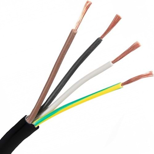 Koç TTR-4x10 ,Kesit 10mm² 4-Damar/Çok Telli TTR Kablo