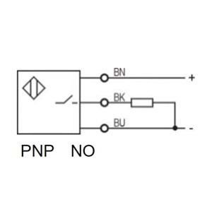 Lanbao LR6.5TQBF15DPO ,M6.5/1.5mm PNP-NO 3-Kablo Endüktif Sensör