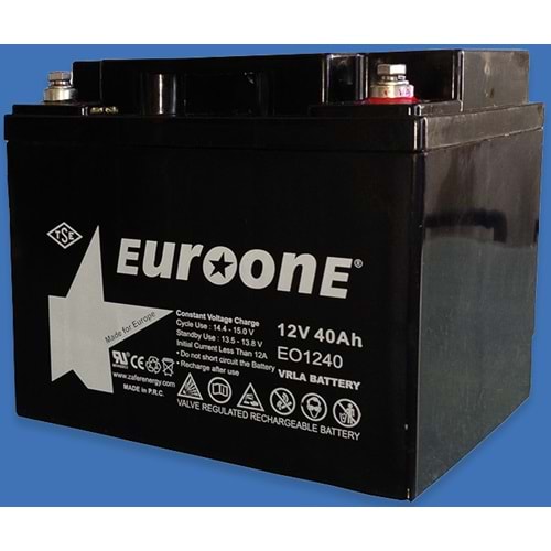 Euroone 12V40A ,12v/40ah Kuru Akü