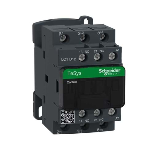 Schneider LC1D12BD ,5.5kw/12a Kontak-3A+1A1K 24vdc Kontaktör
