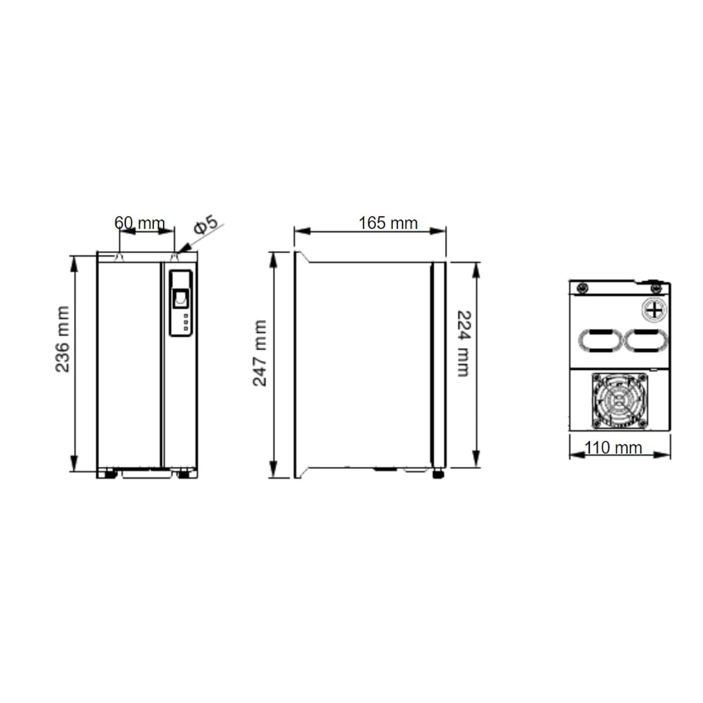 Inovance MDBUN-60-5T-INT ,110kw/750vdc/60A Fren Ünite