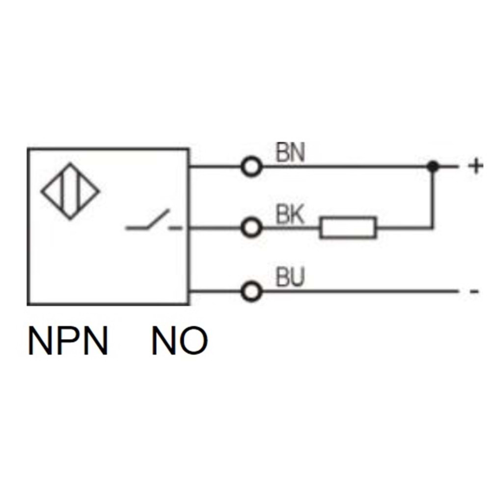 Omron E2B-M18LN16-WP-C1 ,M18/16mm NPN-NO 3-Kablo Endüktif Sensör