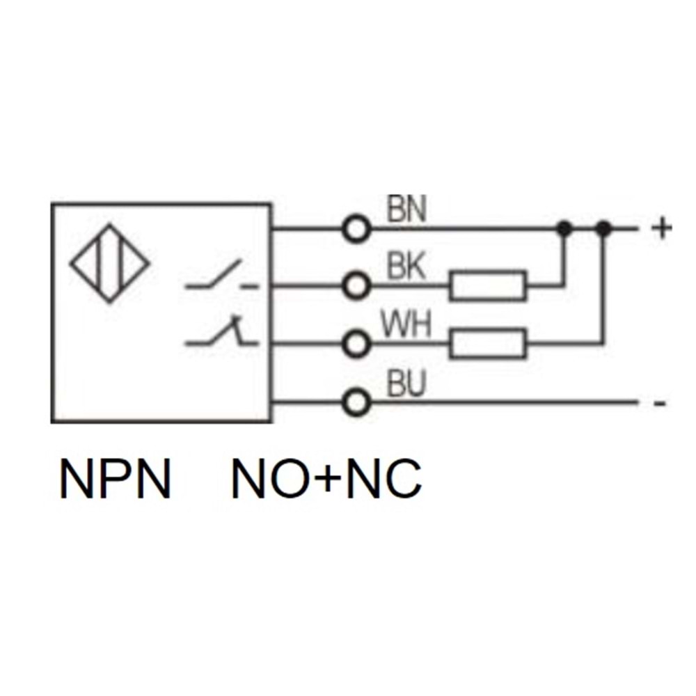 Autonics BS5-T1M ,5mm NPN-NO/NC 4-Kablo/1mt Çatal Fotosel