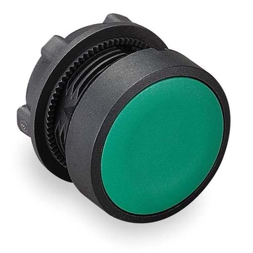 Schneider ZB5AA3 ,Yeşil M22 Buton Kafa