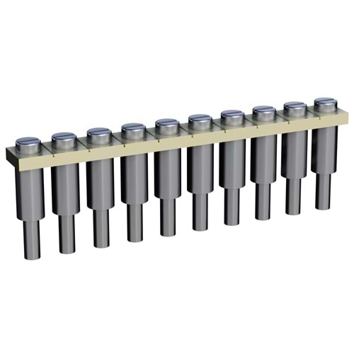 Tbloc SCC 2.5/10 ,TBL 2.5 2.5mm 10-Pin Klemens Üst Köprü