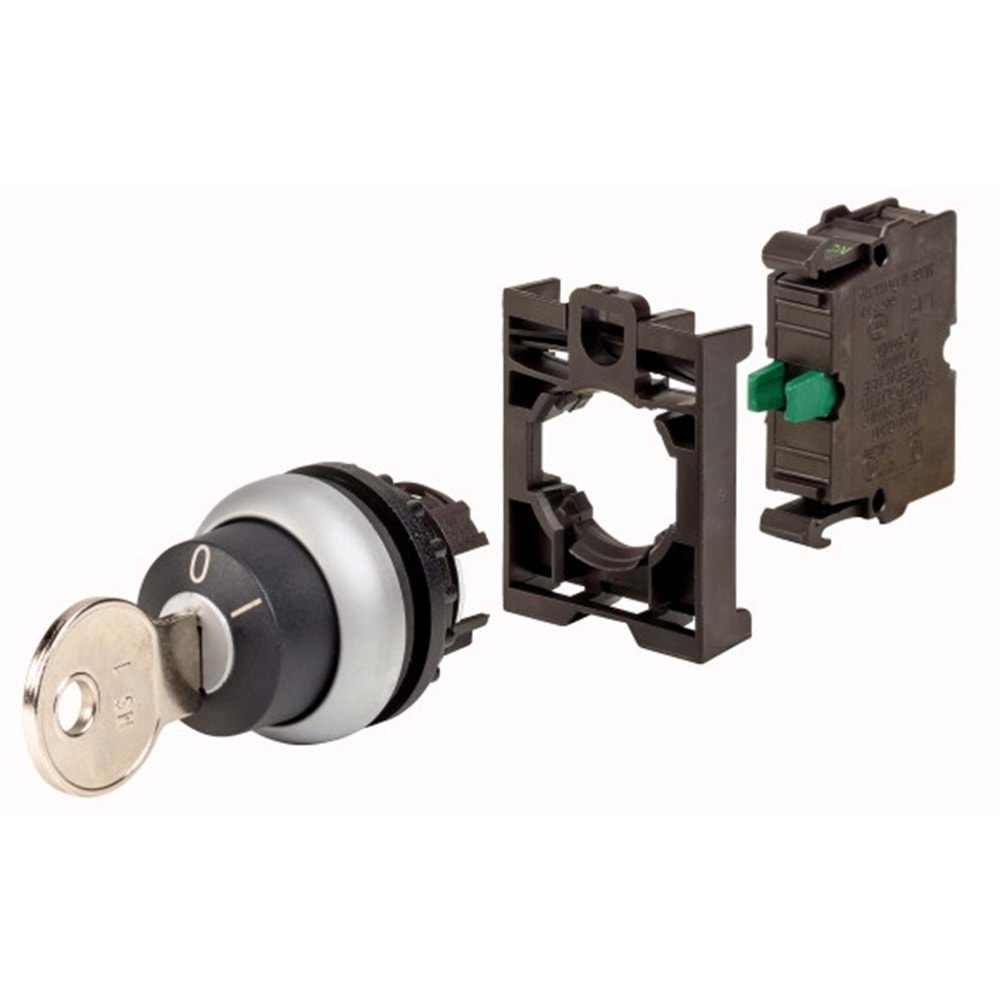 Eaton M22-WRS/K10 ,2-Konum/Kontak-1A Kilitli Kalıcı M22 Anahtar