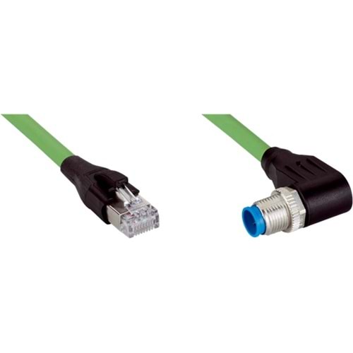 Sick YN2X18-020EG1MRJA8 (2094783) ,RJ45/M12-8 Pin Endüstriyel Ethernet Kablo