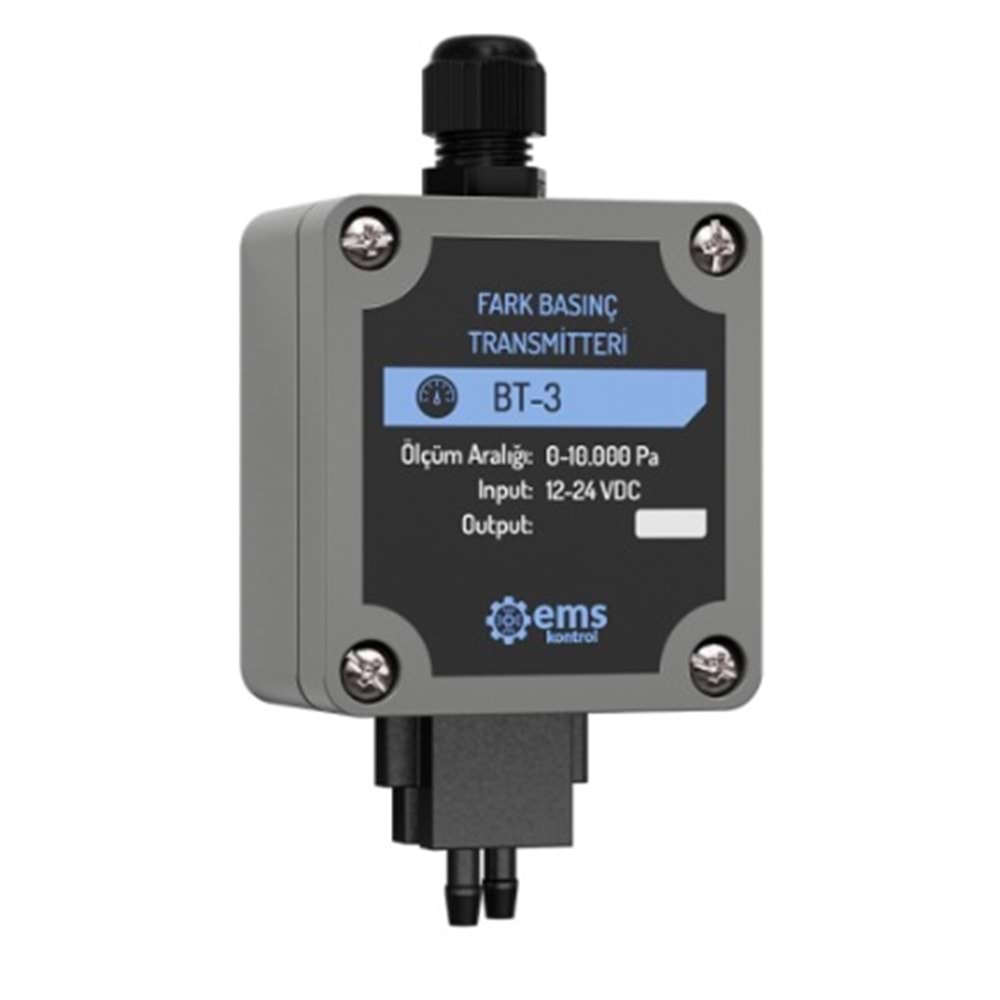 Ems BT-305 ,24vdc 0..10kPA 0..10v Fark Basınç Sensör