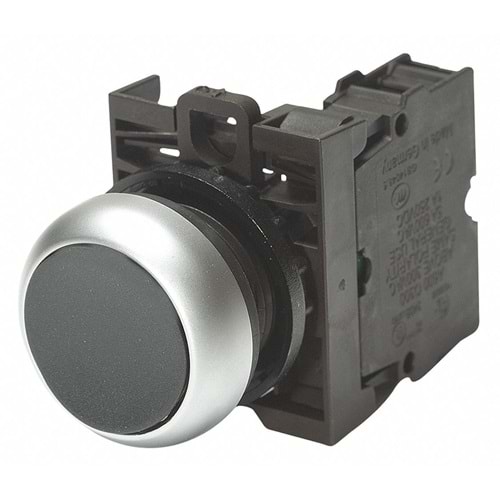 Eaton M22-DR-S/K10 ,Kontak-1A Kalıcı Siyah M22 Buton