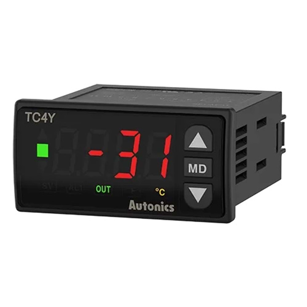 Autonics TC4Y-14R ,72x36mm 110v..220vac PT100/TC Röle/Ssr Isı Kontrol