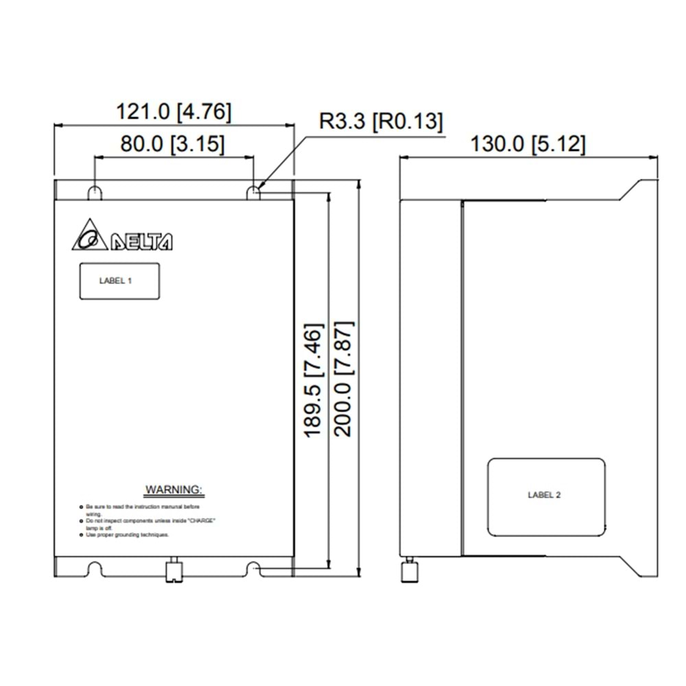 Delta VFDB4030 ,30kw/750vdc/40A Fren Ünite