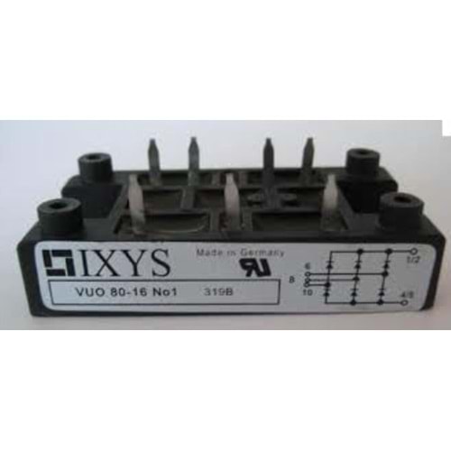 Ixys VUO80-16N01 ,1600v/80a 3-Faz Köprü Diyot