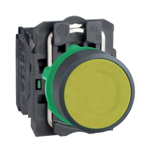 Schneider XB5AA51 ,Kontak-1A Sarı Yaylı M22 Buton